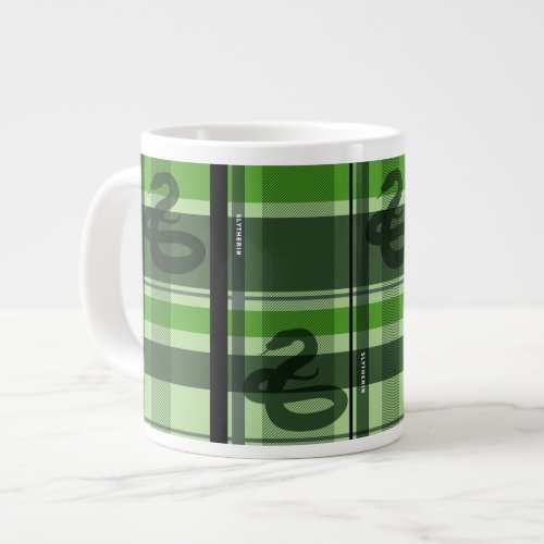 SLYTHERIN Tartan Plaid Pattern Giant Coffee Mug