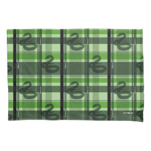 SLYTHERIN™ Tartan Plaid Pattern Pillow Case
