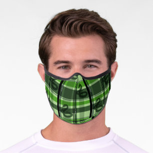 SLYTHERIN™ Tartan Plaid Pattern Premium Face Mask