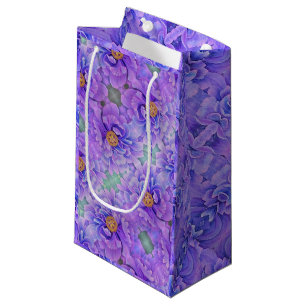 Sm Gift Bag Lavender Peonies