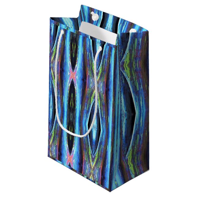 Sm Gift Bag Rainbow Eucalyptus (Front Angled)
