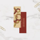 Sm. Modern Bubbles Bookmark - Beige (Office)