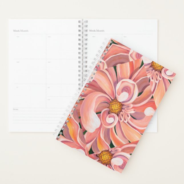 Sm Planner Peachy Dahlia (Display)