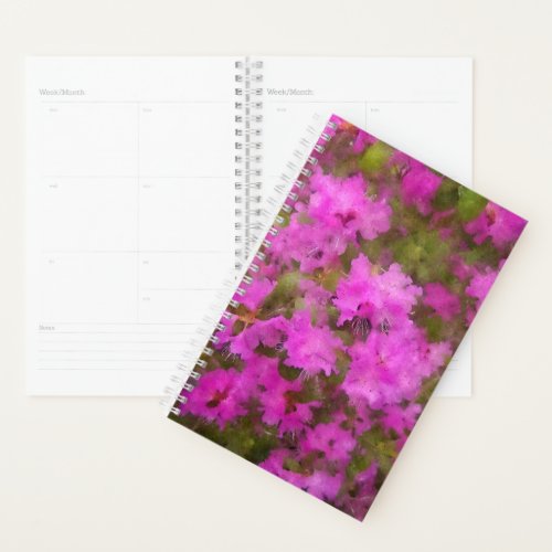 Sm Planner Purple Watercolor Rhododendron