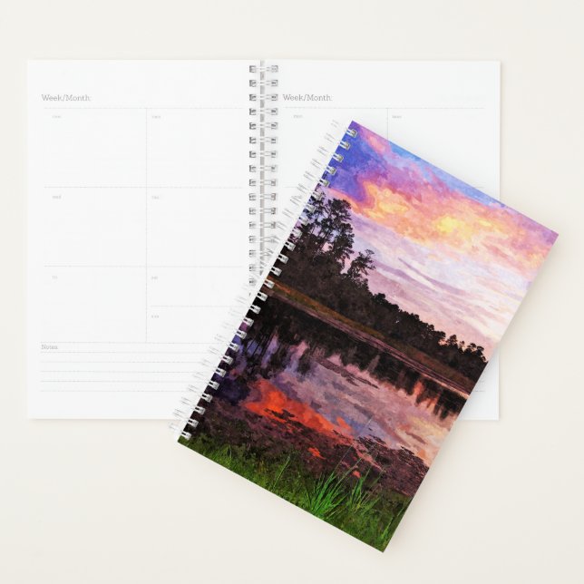 Sm Planner Sunset at the Pond (Display)