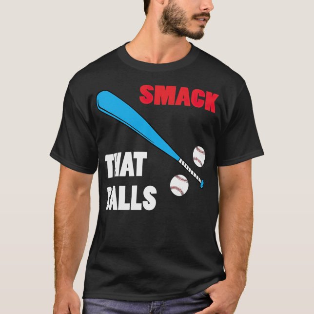 Smack That catcher baseball scarves  T-Shirt (Front)