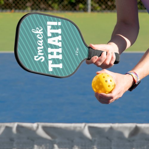 Smack That Funny Monogrammed Pickleball Paddle