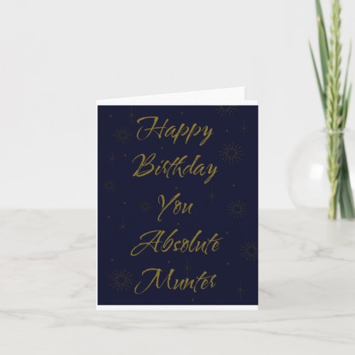 Small 102 cm x 142 cm Folded Greeting Card