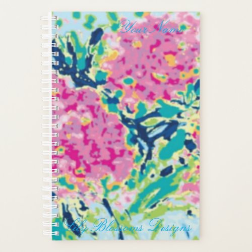 Small 14 cm x 216 cm Planner Flower Design