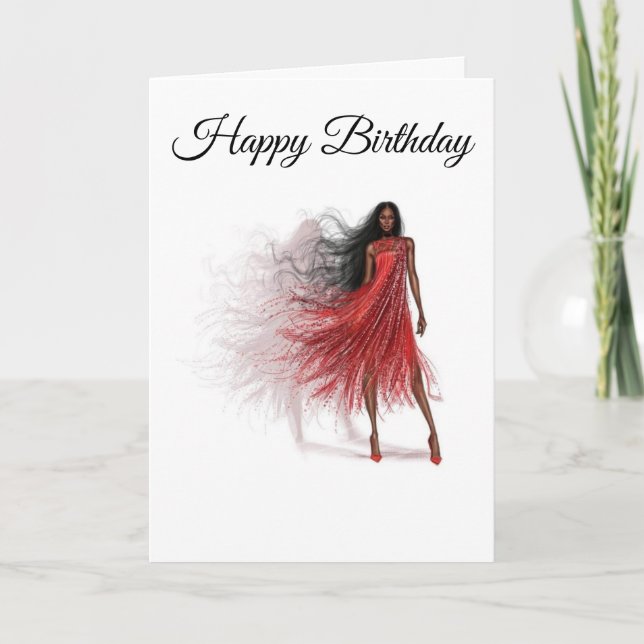 Small, 4" x 5.6" Folded Greeting Card (Front)