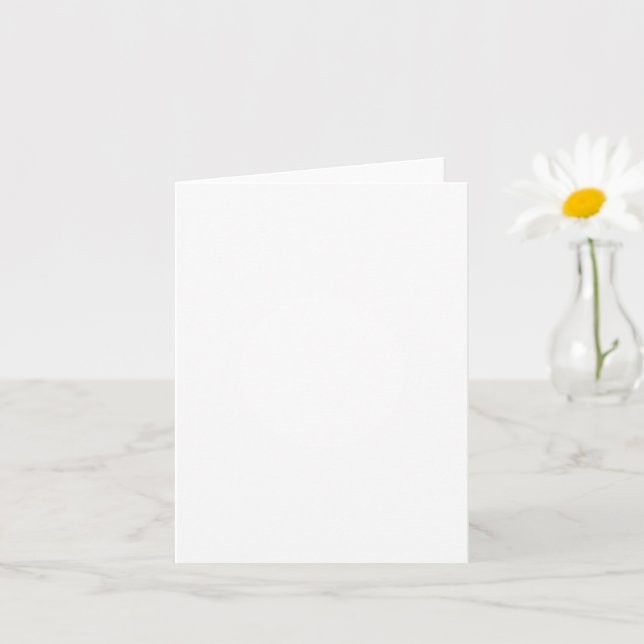 Small, 4" x 5.6" Folded Greeting Card (Small Plant)