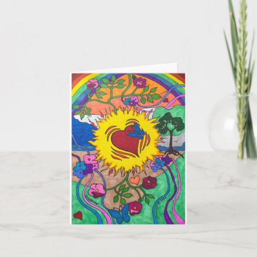 Small 4 x 56 Folded Note Card