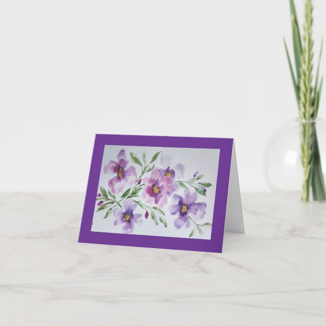 Small, 4" x 5.6" Folded Note Card (Front)