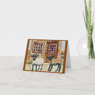 Small, 4" x 5.6" Folded Thank You Card