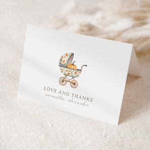 Small, 4" x 5.6" Folded Thank You Card