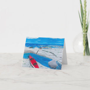 Small, 4" x 5.6" Folded Thank You Card