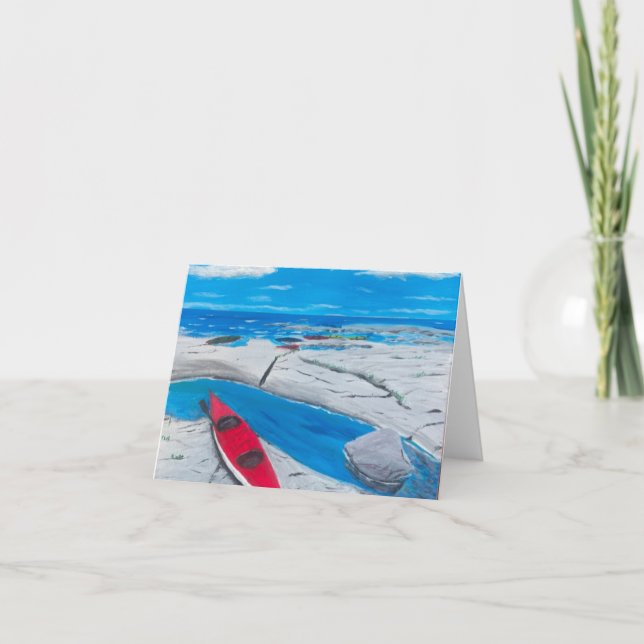 Small, 4" x 5.6" Folded Thank You Card (Front)