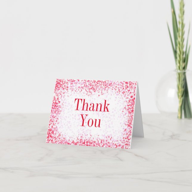 Small, 4" x 5.6" Folded The Sweet Thank You Card (Front)