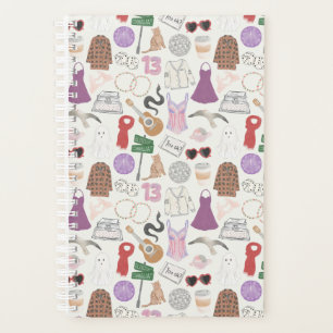 Small (5.5" x 8.5"), Hard Cover, White Spiral Plan Planner