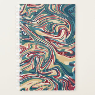 Small (5.5" x 8.5"), Hard Cover, White Spiral, Planner