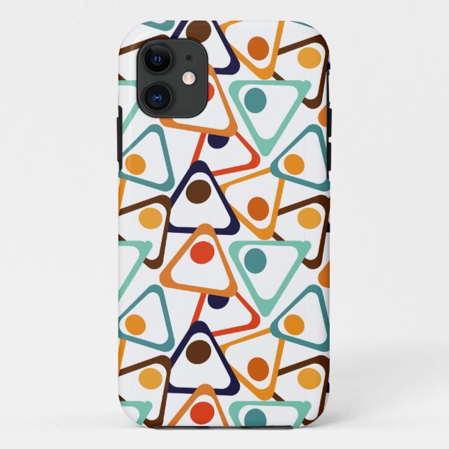 Small 70s Triangles  Case-Mate iPhone Case (Back)