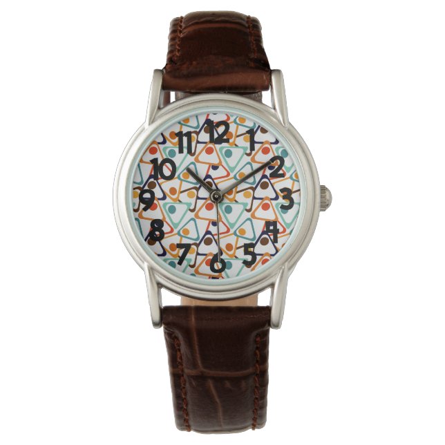 Small 70s Triangles  Watch (Front)