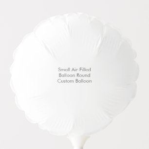 Small Air-Filled Balloon Round Custom Balloon