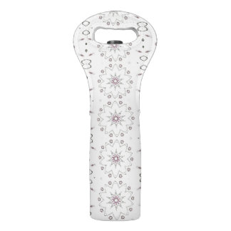 Small and festive in pink and purple wine bag