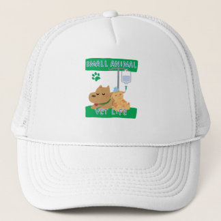 Small Animal Vet Life – Vet Dog and Cat Design Trucker Hat