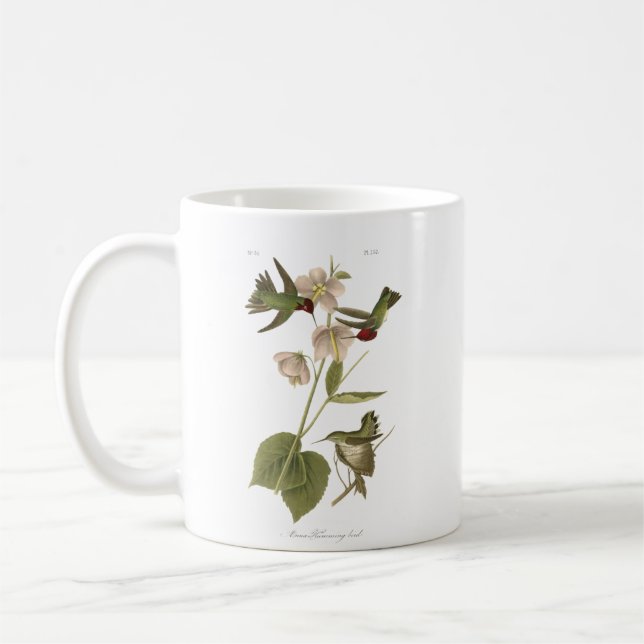 Small Anna Hummingbird Coffee Mug (Left)