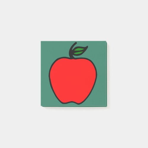 Small Apple Post It Notes Gift