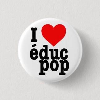Small Badge I coils pop educ Button