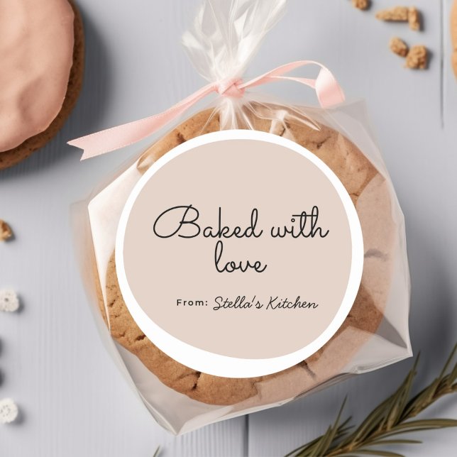 Small Bakery Business Made with love Sticker (Creator Uploaded)