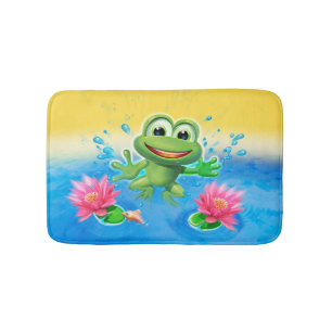 Small bath mat Leap Frog design.
