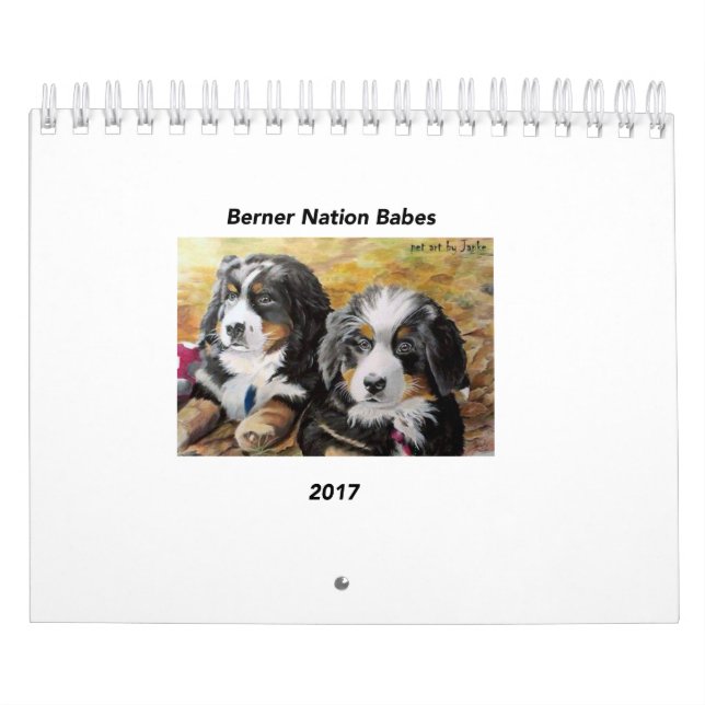 Small Berner Nation Babes 2017 Calender Calendar (Cover)