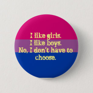 small bisexual flag pride badge/pin button
