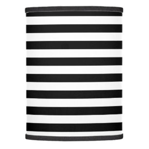 Small Black Horizontal Stripes Lamp Shade
