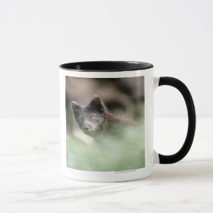 Small Black Wolf Mug