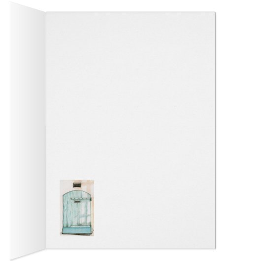 Small Blue Door Card (Inside (Right))
