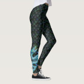 Large Blue Dragon Leggings