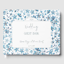 Small Blue Flowers Wedding 