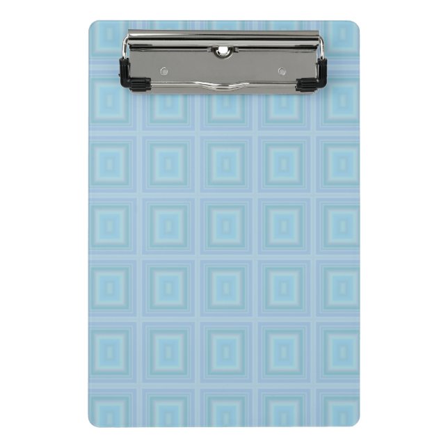 Small blue squares. mini clipboard (Front)