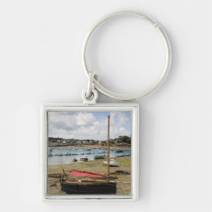 Small Boats Ploumanac'H, France Keychain