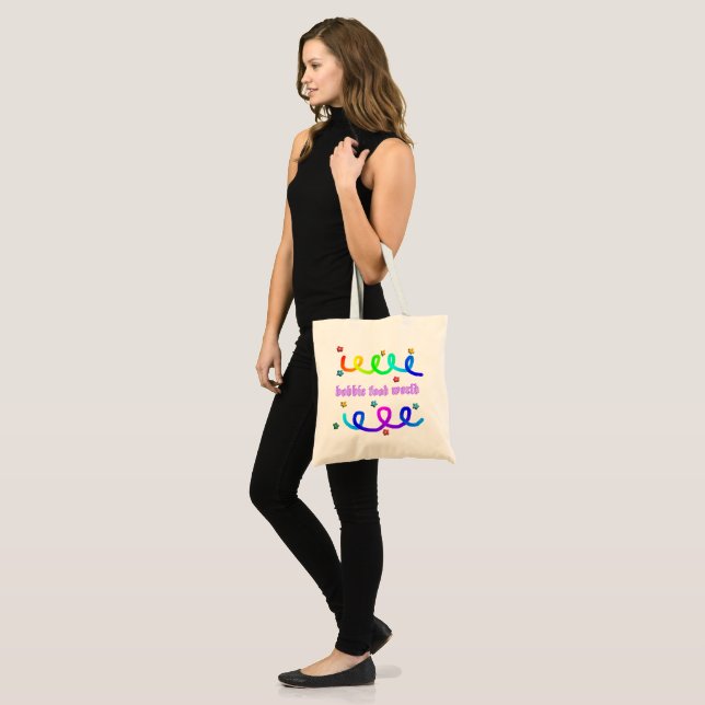 Small Bobbie Food World Tote (Front (Model))