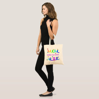 Small Bobbie Food World Tote Bag