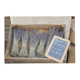 Small bouquets of lavender placemat