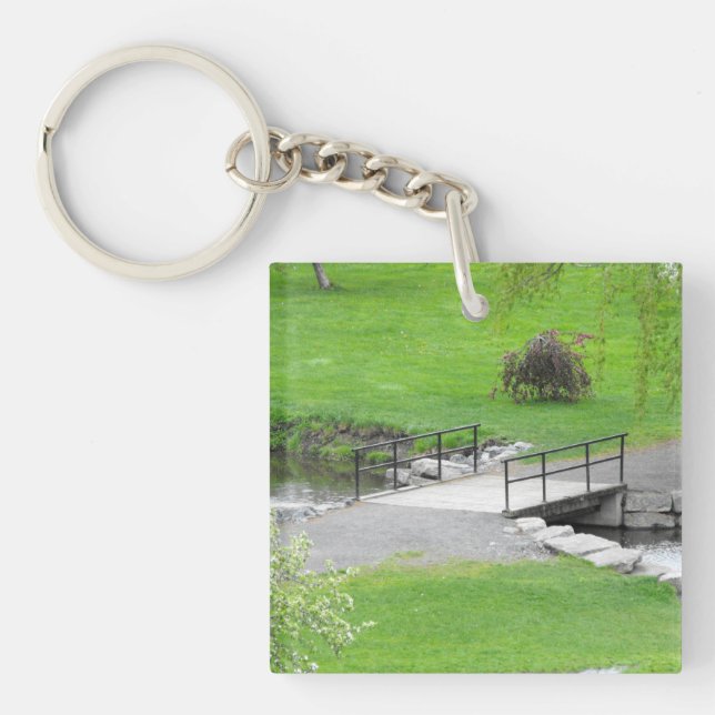 Small Bridge Over a Small Stream Keychain (Front)