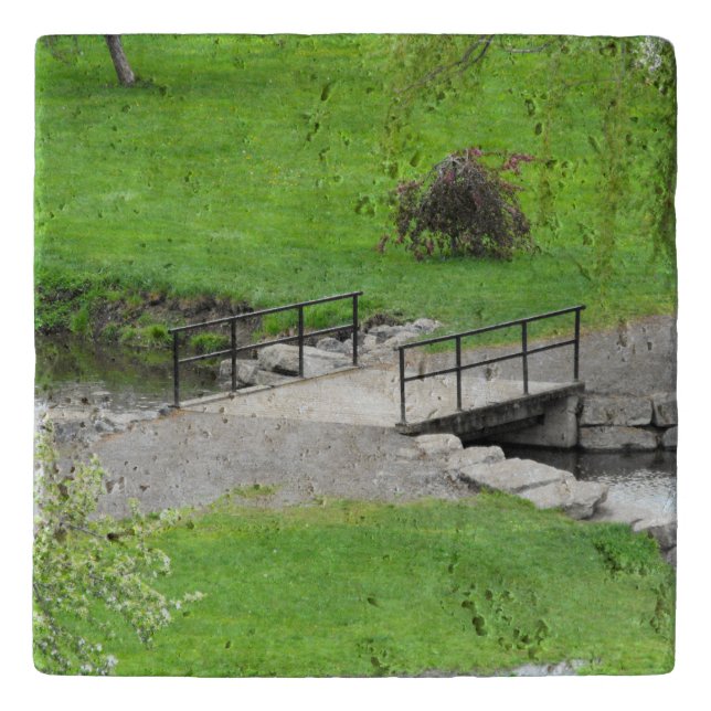 Small Bridge Over a Small Stream Trivet (Front)