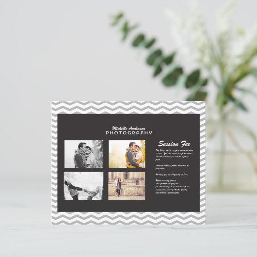 Small Brochure for Photography Business (Standing Front)