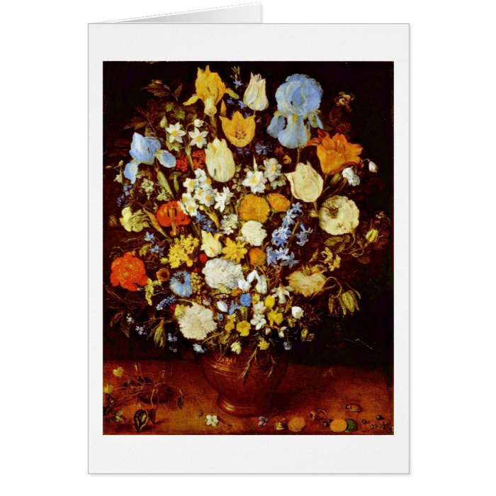 Small Bunch Of Flowers By Jan Brueghel The Elder Greeting Cards